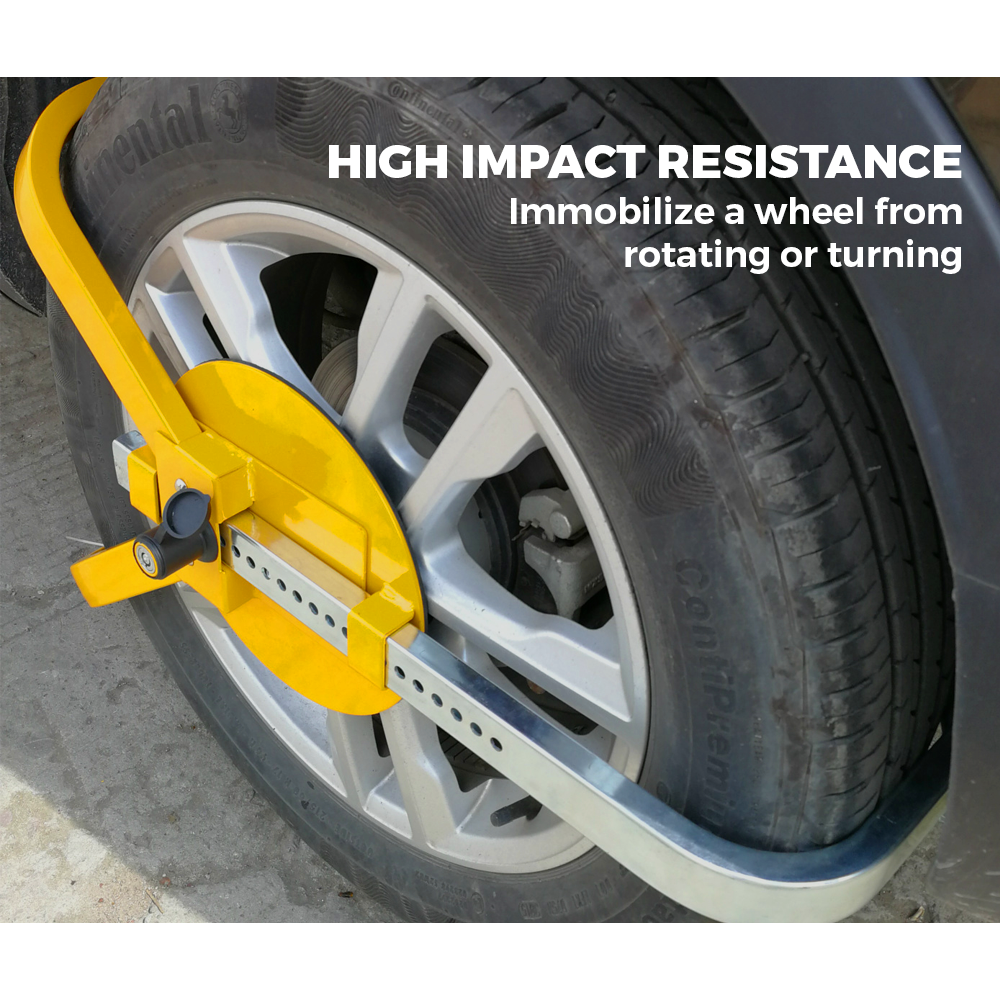 Wheel Defender Lock Clamp Thicken Steel Tyre Lock 13"16'' Car Caravan