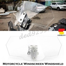 Einstellbare Clip-on Motorrad Windschutzscheibe Windabweiser Windschild Spoiler