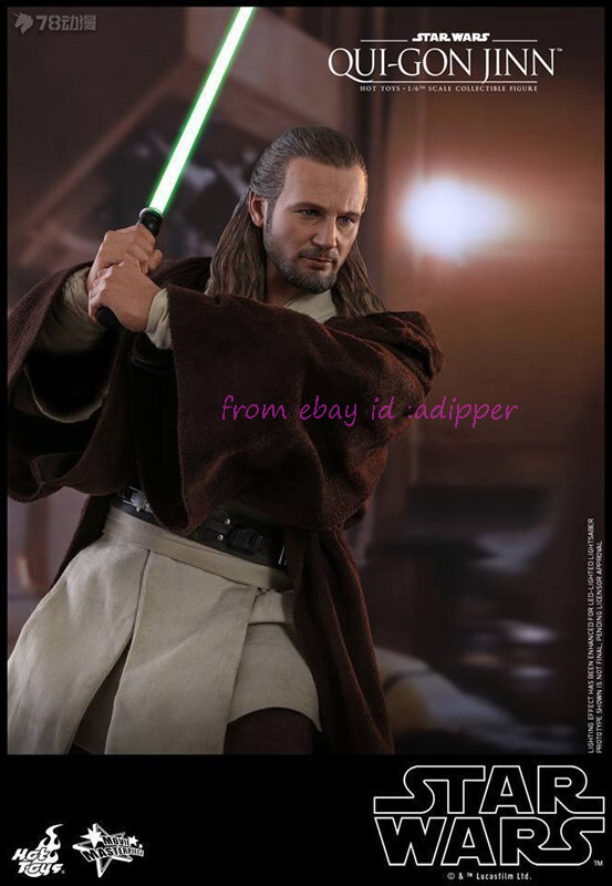 Perfect Hot Toys Mms525 1/6 Episode I The Phantom Menace Qui-Gon