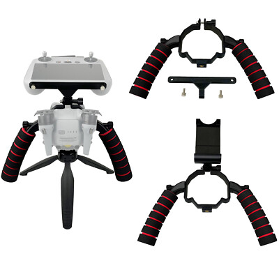 Dual-Handle Stabilizing Handle Grip Holder For DJI Air RC2/RC-N2 RC  Controller