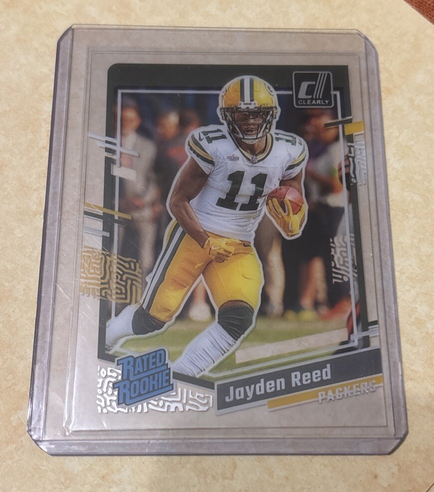 2023 Panini Clearly Donruss - Rated Rookie #68 Jayden Reed (RC)