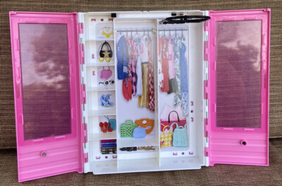 Barbie Portable Closet Carrying Case #GBK11 Pink 2018 by Mattel