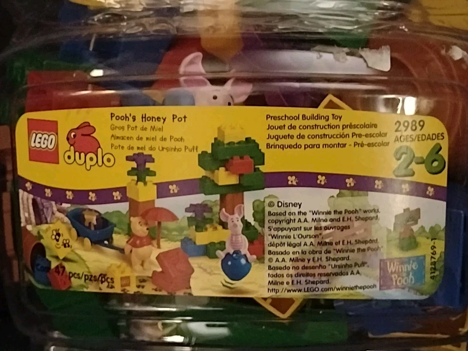 Raro Lego Winnie The Pooh Honeypot Sellado Nunca Abierto 2989 Foto 4 de 4