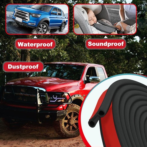 1.5M Car Pickup Truck Bed Tailgate Seal Strip Kit Rubber Sealing Weatherstrip - Imagen 6 de 13