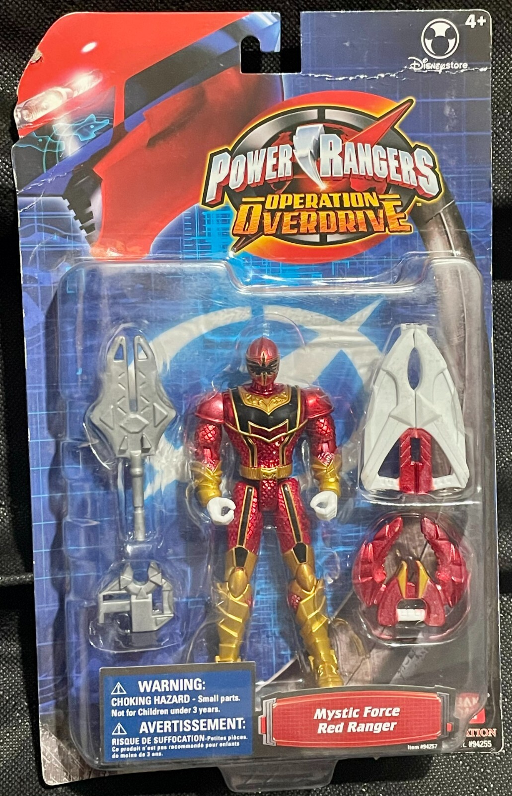 Disney Store Power Rangers Operation Overdrive Mystic Force Red Action Figure