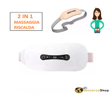 FASCIA RISCALDANTE CINTURA MASSAGGIANTE SOLLIEVO DOLORI MESTRUALI MASSAGGIO