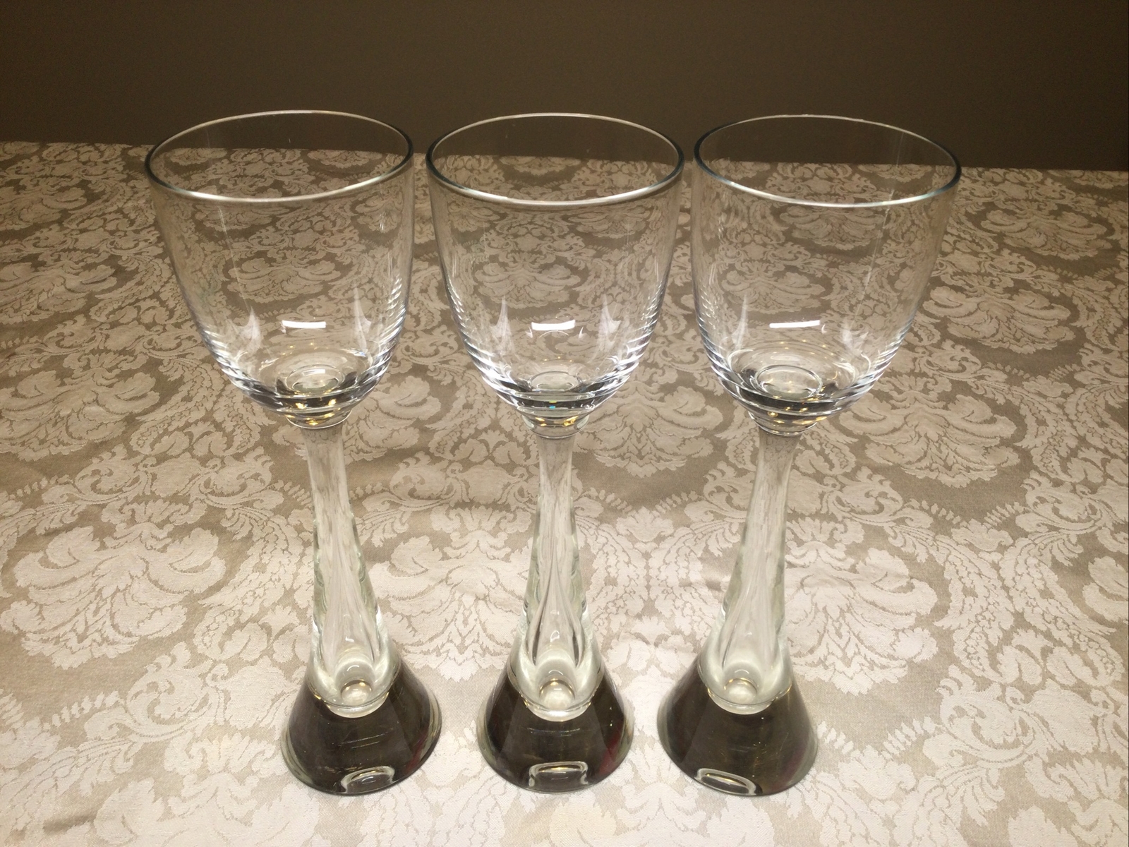 Irice Flight Bubble Stemmed Wine Glass Set Of 3 Ebay 