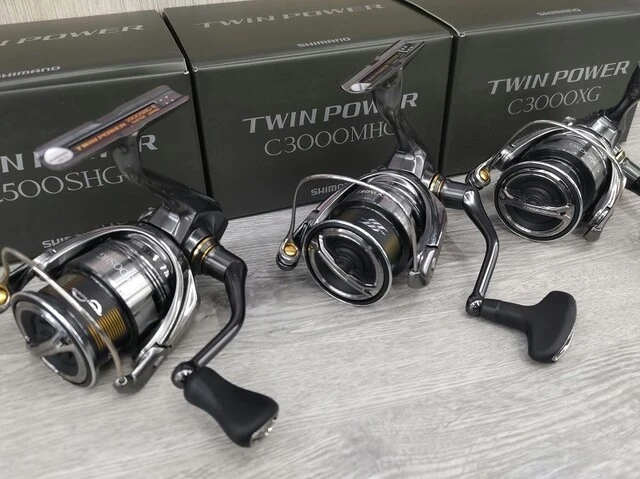Shimano 24 Twin Power Spinnrolle Angeln verschiedene Modelle neu im Karton aus Japan