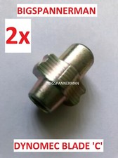 2 X DYNOMEC Blade C (McGard type) for AA RAC TYPE LOCKING WHEEL NUT REMOVAL TOOL