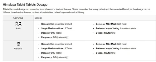 Himalaya Talekt 5X 60 = 300 Tablets Skin Health Support Exp 2027 - Picture 4 of 5