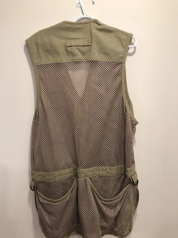 Gander Mountain Vest Mens LARGE Beige Hunting Outdoors Guide Series - Image 2 of 4