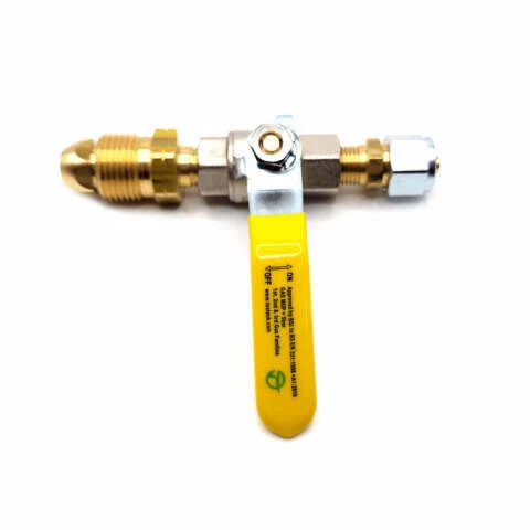LPG Gas Bottle Filling Adaptor Set UK Bayonet Filling Point & Pol Swivel Adapter - Image 4 of 4