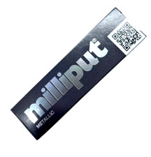 Milliput - Silver Grey Metallic 2 Part Epoxy Putty 10 x 113g 2 Stick Packs T48Po