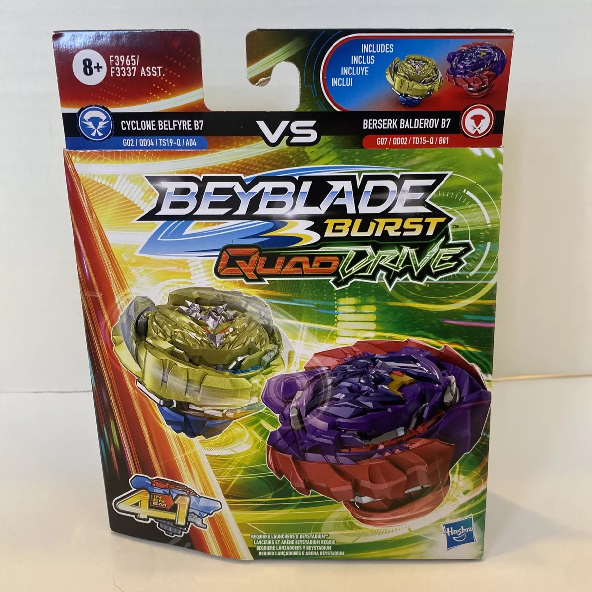 Beyblade Burst Cyclone Belfyre B7 Berserk Balderov B7 Hasbro