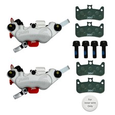 JUIN TECH GTP-6 6 Pistons MTB eBike CX Hydraulic Disc Brake Caliper Set F R