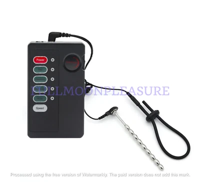 ELECTROSEX,TENS ENLARGEMENT SET WITH STEEL URETHRAL BAR & RUBBER RING UK SELLER!