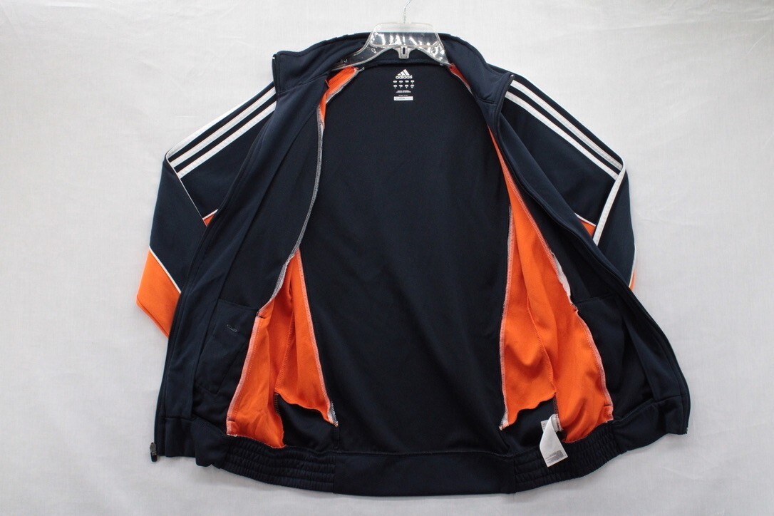 Adidas Clima365 Jacket Mens S Full Zip Track Stripe Sleeves Adidas Clima365 Jacket Mens S Full Zip Track Stripe Sleeves