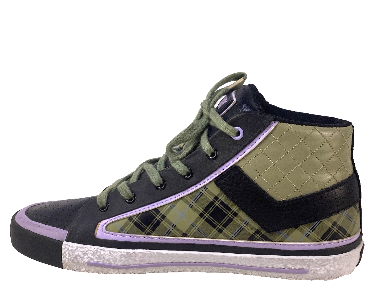 Sneakers Pony donna taglia 9 5 Feed The Cat Mid pelle plaid WL017BC