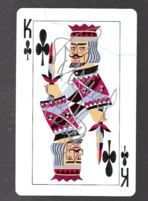 Richard Petty signed KING PLAYING card NASCAR auto HOF TWA 6