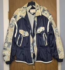 Vintage Windbreaker Jacket, East West Track Suit Jacket, 80s Nylon Jacket