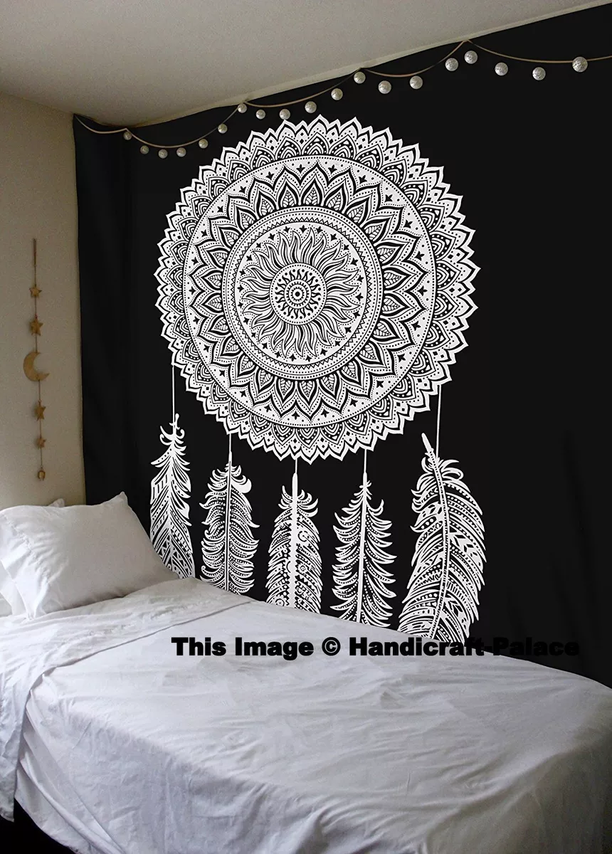 Indian Queen Tapestry Dream Catcher Wall Hanging Art Decor Mandala Hippie Throw