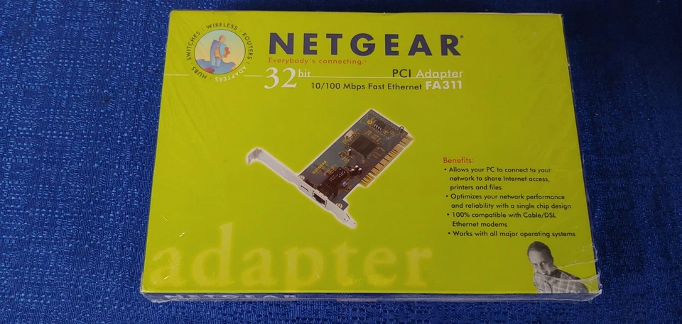 Lot of 5 NETGEAR FA311 PCI Adapters-BRAND NEW - Image 3 of 4