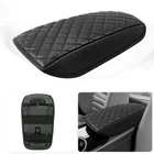 For Ford Fusion 2013 2014 2015 2016 Center Console Lid Armrest Cover Pad Black
