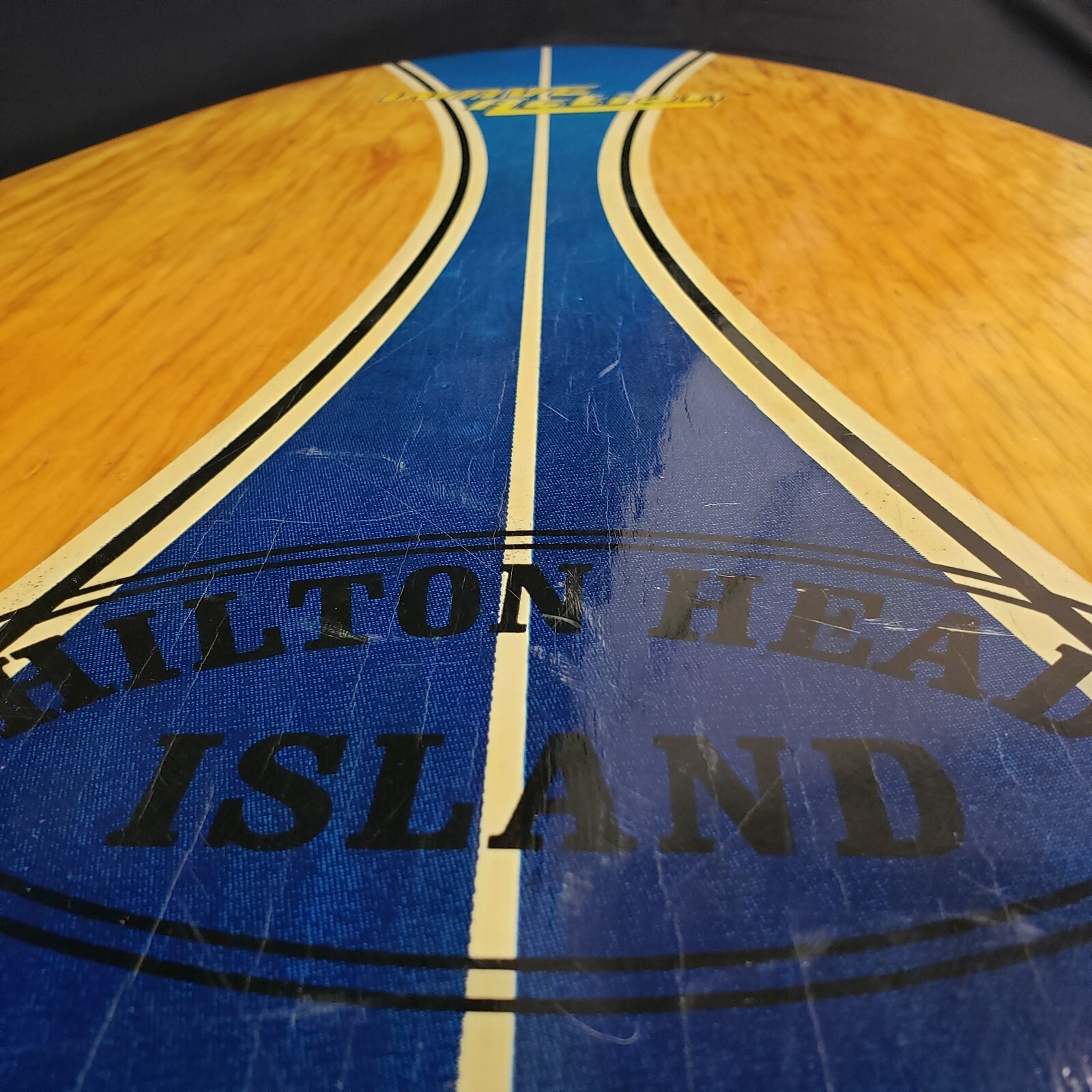 Vintage Wood Wave ActIon Skimboard Boogie Board Hilton Head Island