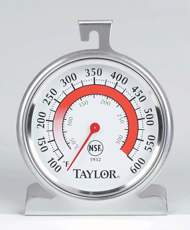 12 Pack Taylor 5932 Classic Stainless Steel Oven Thermometers