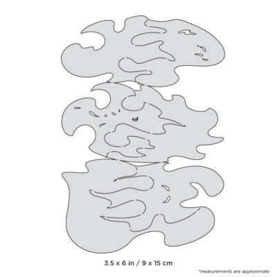 IWATA Artool True Fire Nano Freehand Airbrush Template by Mike Lavallee