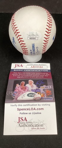 Joe Torre Signed Baseball RDM Manfred NY Yankees Autograph Stats Inscrip HOF JSA - Picture 4 of 4