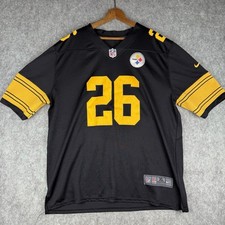 Pittsburgh Steelers Leveon Bell Jersey Mens XL Black Nike On Field Sewn Logo
