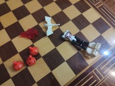 DG  LOTTO MICRONAUTI ACROYEAR  GIG MEGO VINTAGE ROBOT  PER RICAMBI