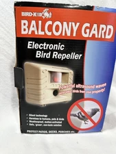 Bird-X Balcony Gard Electronic Bird Repeller Ultrasonic Outdoor Pest Deterrent