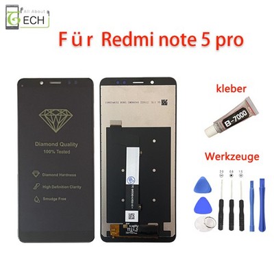 Für Xiaomi Redmi Note 5 / 5 Pro LCD Display Bildschirm Touch Screen + Werk...