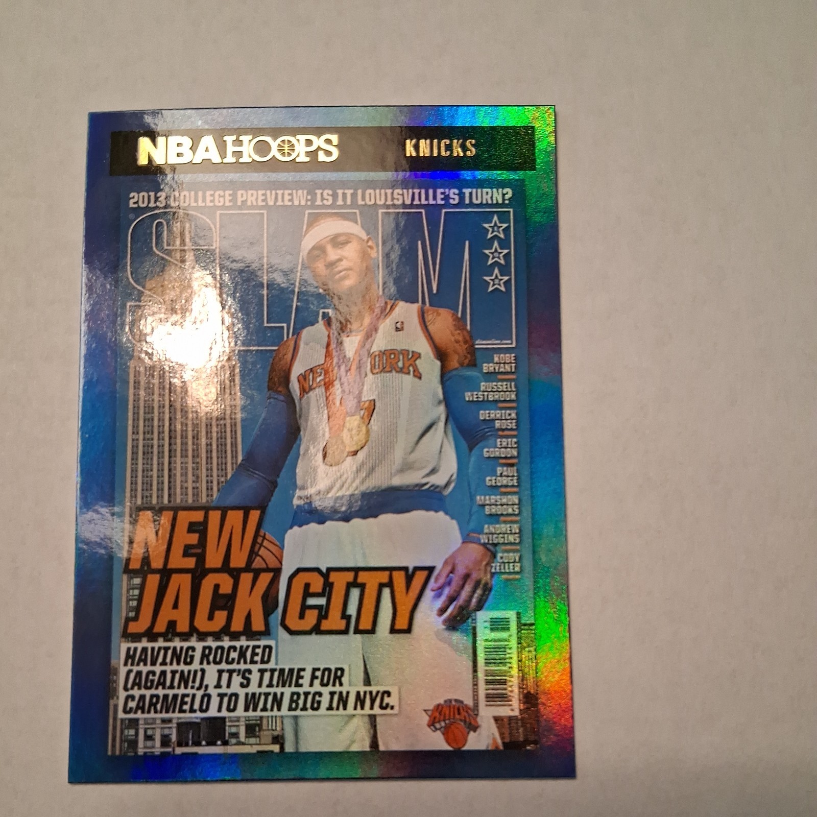 2020-21 Panini NBA Hoops - Slam Holo Carmelo Anthony #3 Holo