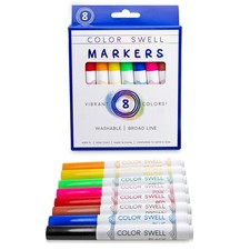 8-Pack Broad Line Markers Washable, Non-, Ideal for , Students, Adults, and...