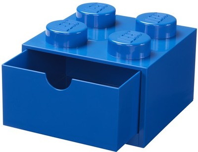 LEGO Schubladenbox DESK DRAWER 4 1 Schub blau