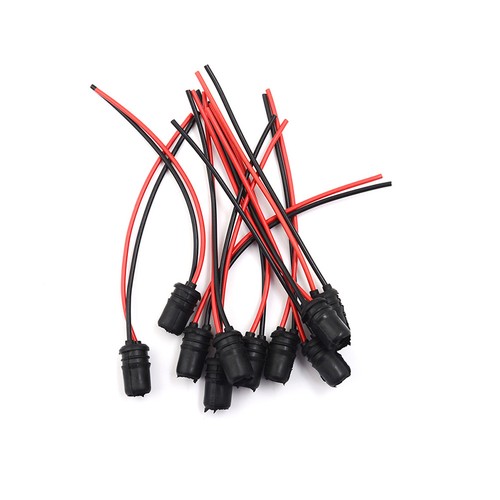 10PCS T10 Light Bulb Extension Socket Holder Soft Rubber Push-in Wedge Base-b - Picture 4 of 6