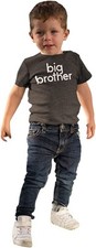 Big Sister Little Brother T-Shirt Kids Toddler Newborn Baby Bodysuits