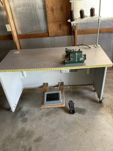 Merrow Industrial Overlock Sewing Machine MG-3DW-4 -made in USA With Table