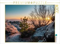 Calvendo Puzzle Gohrisch - View Toward Hoher Schneeberg | 2000 Pieces, Finished