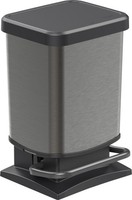 Rotho Treteimer Paso 20 L Graphit MüLleimer Abfalleimer
