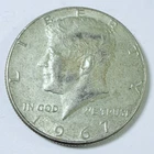 1967 Kennedy Half Dollar 40% Silver, Circulated Coin #7169