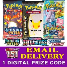 POKEMON TCG ONLINE CODE CARD - DIGITAL - EMAIL DELIVERY - YOUR CHOICE OF SET