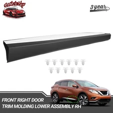 Fit for 2015-22 Nissan Murano Right Front Door Trim Lower Molding Passenger Side