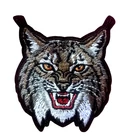 Iron-On Lynx Embroidery Patch 2+3/4 x 2+1/4 inch FREE SHIPPING