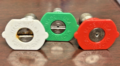 #ad Pressure Washer Nozzle Lot – Red 0° Green 25° White 40° Quick Connect Tips NEW $8.99