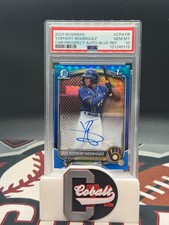 2025 Bowman Yophery Rodriguez True Blue 1st Auto /150 💎 PSA 10 💎 CPA-YR GM MT