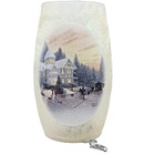 RARE Thomas Kinkade Christmas Tabletop Luminaries Making Spirits Frosty & Bright — photo 10